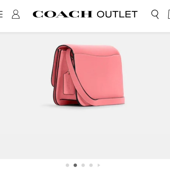 100% Authentic COACH Taffy and Gold Mini Brynn Crossbody Purse - Picture 2 of 9